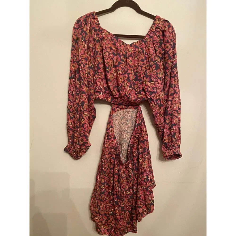 Free people-Jael Printed Mini Dress size M
